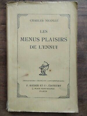 Seller image for Les Menus Plaisirs de l'ennui f et cie for sale by Dmons et Merveilles
