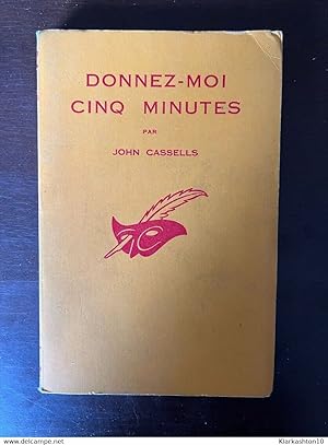 Imagen del vendedor de donnez moi cinq minutes Le masque a la venta por Dmons et Merveilles