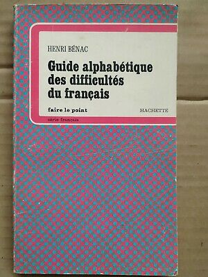Seller image for Guide alphabtique des difficults du franais hachette for sale by Dmons et Merveilles