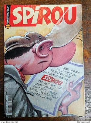 Bild des Verkufers fr Spirou n3536 du 18 janvier 2006 srie Pierre tombal zum Verkauf von Dmons et Merveilles