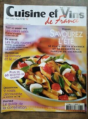 Cuisine et Vins de France Nº 86 juin juillet août 2002