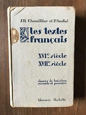 Seller image for j-r chevaillier Pierre AUDIAT - LES TEXTES franais HACHETTE for sale by Dmons et Merveilles