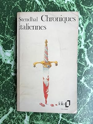 Image du vendeur pour Stendhal Chroniques italiennes Gallimard mis en vente par Dmons et Merveilles