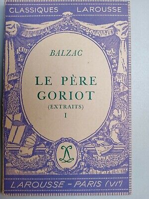 Seller image for Le Pre Goriot Extraits I Classiques larousse for sale by Dmons et Merveilles