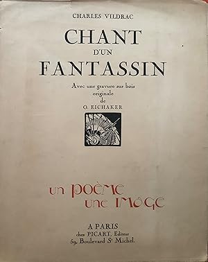 Chant dun fantassin Avec une gravure de O. Eichaker.