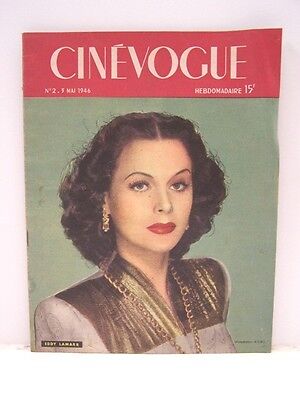CINEVOGUE n2 mai 1946 Elisabeth TAYLOR Cinéma