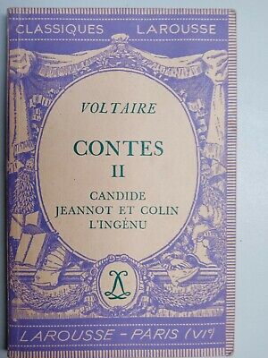 Imagen del vendedor de voltaire Contes II candide jeannot et colin l'ingnu Classiques larousse a la venta por Dmons et Merveilles