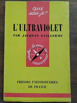 Bild des Verkufers fr L'Ultraviolet Presses Universitaires de france zum Verkauf von Dmons et Merveilles