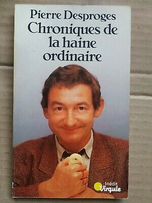 Seller image for Pierre Desproges Chroniques de la haine ordinaire virgule for sale by Dmons et Merveilles