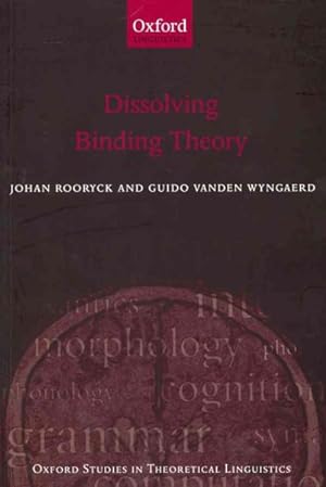Imagen del vendedor de Dissolving Binding Theory a la venta por GreatBookPrices