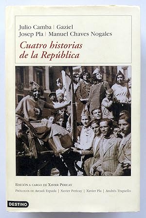 Imagen del vendedor de Cuatro historias de la Repblica a la venta por Il Tuffatore