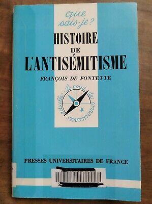 Image du vendeur pour Histoire de L'antismitisme mis en vente par Dmons et Merveilles