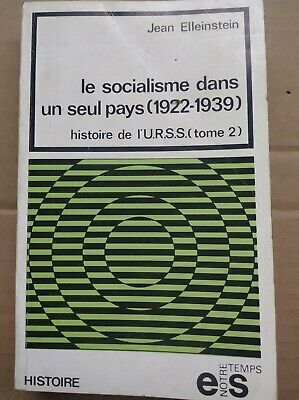 Image du vendeur pour le socialisme dans un seul pays 1922 1939 notre temps 1973 mis en vente par Dmons et Merveilles