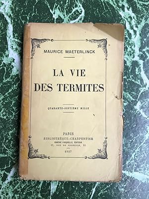 Seller image for La vie des termites for sale by Dmons et Merveilles