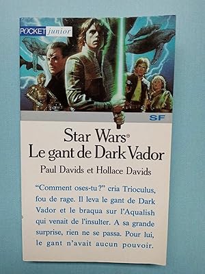 Seller image for p Davids h Davids Le gant de dark Vador for sale by Dmons et Merveilles