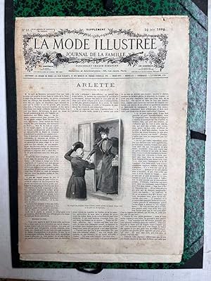 Bild des Verkufers fr La mode illustre journal de La famille n25 24 juin 1894 zum Verkauf von Dmons et Merveilles