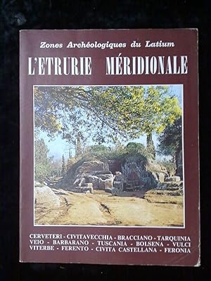 Seller image for Zones Archologiques du latium ltrurie mridionale for sale by Dmons et Merveilles