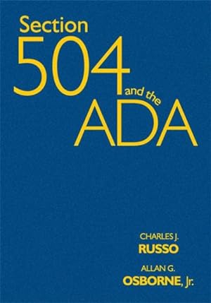 Seller image for Section 504 and the ADA for sale by GreatBookPrices