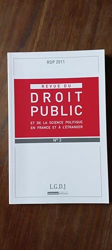 Revue Du Droit Public n3 l g d j