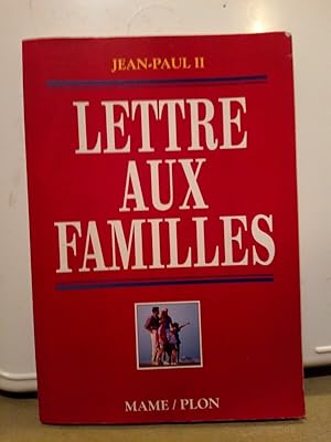 Immagine del venditore per jean paul II Lettre aux Familles venduto da Dmons et Merveilles