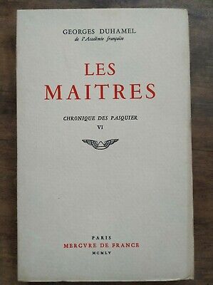 Seller image for Les Maitres Tome VI Mercure de france 1955 for sale by Dmons et Merveilles