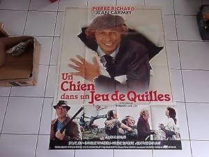 affiche originale 120 x 160 film Un chien dans Un jeu de quilles