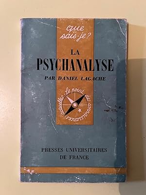 Imagen del vendedor de La psychanalyse Presses Universitaires de France a la venta por Dmons et Merveilles