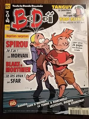 Image du vendeur pour BoDo n72 spirou Je l'ai par morvan Blake et Mortimer Mars 2004 mis en vente par Dmons et Merveilles