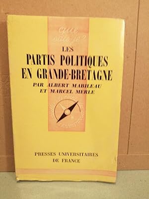 Imagen del vendedor de Les partis politiques en grande bretagne a la venta por Dmons et Merveilles