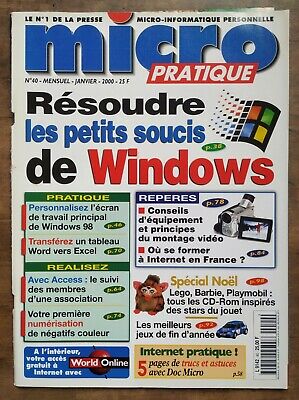 Image du vendeur pour Micro Pratique N 40 Janvier 2000 mis en vente par Dmons et Merveilles