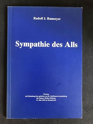 Imagen del vendedor de Der alte, nie ganz erloschene Volksglaube an die Sympathie des Alls im literarischen Werk von Simon Gfeller. a la venta por Libretto Antiquariat & mundart.ch