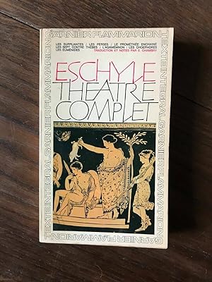 Seller image for ESCHYLE - thatre COMPLET for sale by Dmons et Merveilles