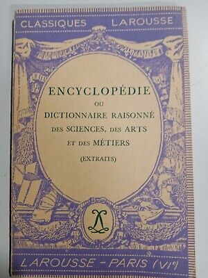 Seller image for Encyclopdie ou Dictionnaire raisonn des sciences des arts et des mtiers for sale by Dmons et Merveilles