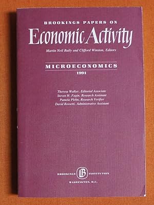 Immagine del venditore per Brookings Papers on Economic Activity, Microeconomics 1991 venduto da GuthrieBooks