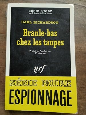 Seller image for Branle Bas Chez Les Taupes gallimard for sale by Dmons et Merveilles