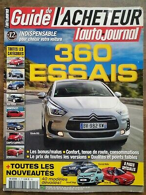 Le Guide de L'acheteur l'auto journal Nº 12 360 Essais 2011