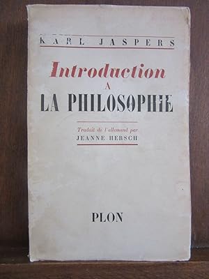 Imagen del vendedor de Introduction  la philosophie a la venta por Dmons et Merveilles