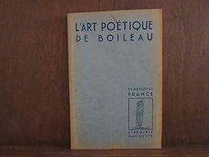 Seller image for L'Art potique de boileau extraits prsent par Henri Bnac for sale by Dmons et Merveilles