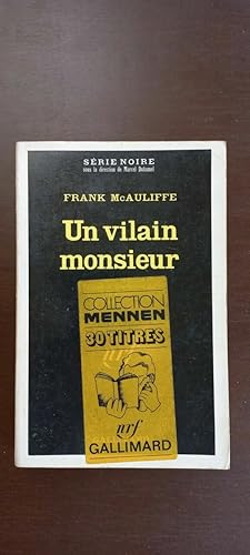 Seller image for Un vilain monsieur Srie Noire gallimard for sale by Dmons et Merveilles