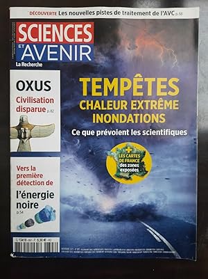 Bild des Verkufers fr Sciences et Avenir n 897 temptes chaleur extrme inondations novembre 2021 zum Verkauf von Dmons et Merveilles
