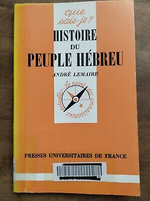 Bild des Verkufers fr Histoire du peuple Hbreu presses Universitaires de france zum Verkauf von Dmons et Merveilles