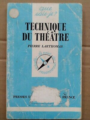 Seller image for Technique du thtre Presses Universitaires de france for sale by Dmons et Merveilles