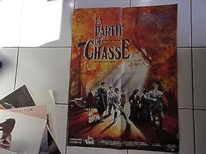 affiche 80 x 60 cms film LA PARTIE DE CHASSE james Mason Edward Fox