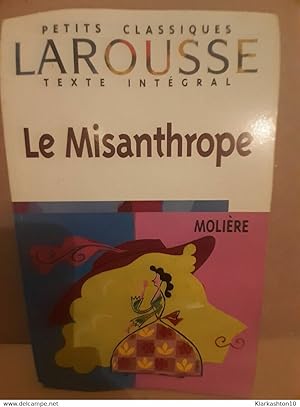 Image du vendeur pour moliere Le misanthrope Petits classiques Larousse mis en vente par Dmons et Merveilles