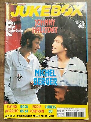 Jukebox Magazine Nº245 Juillet 2007 Johnny Hallyday Michel Berger