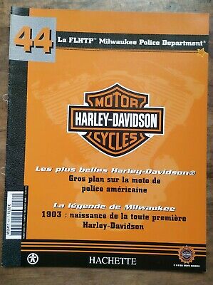 La FLHTP Milwaukee Police harley davidson Motorcycle Nº44 hachette 2001