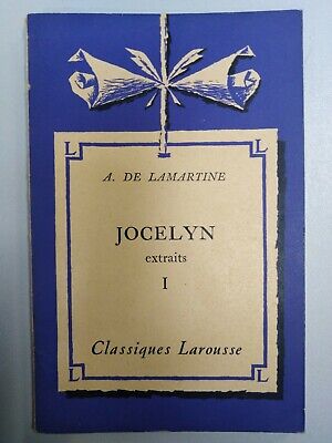 Imagen del vendedor de Alphonse de Lamartine - Jocelyn Extraits I Classiques Larousse a la venta por Dmons et Merveilles