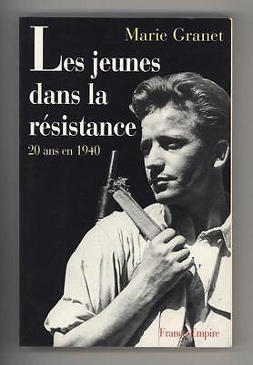 Seller image for Les Jeunes Dans La Rsistance avoir 20 Ans En WW2 39 45 for sale by Dmons et Merveilles