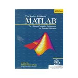 Imagen del vendedor de Student Edition of MATLAB 4 for Microsoft Windows (Mathworks) a la venta por WeBuyBooks