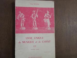 Seller image for LE NOUVEAU LIVRE de MUSIQUE de CHANT III for sale by Dmons et Merveilles